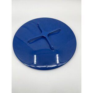 Dansk Vintage Blue Enamelware Dutch Oven Replacement Lid - Pot Lid Only 12"